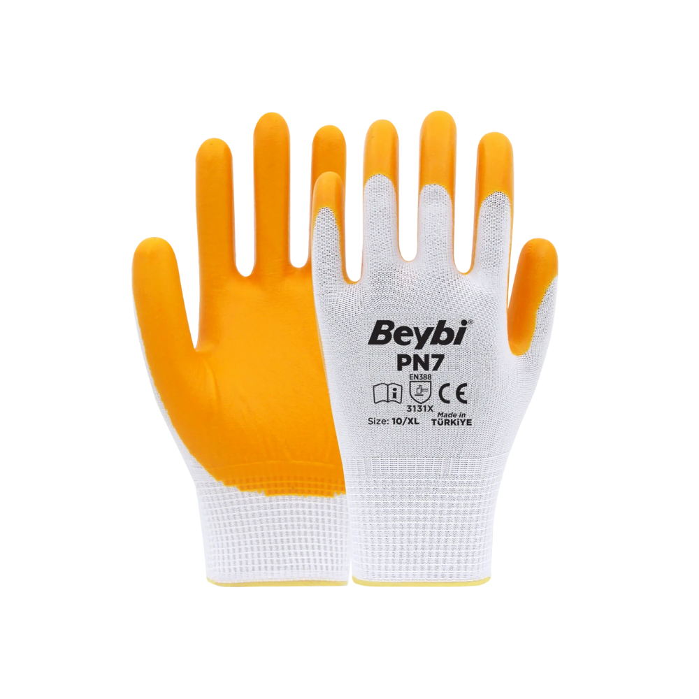 Beybi PN7 İş Eldiveni Sarı